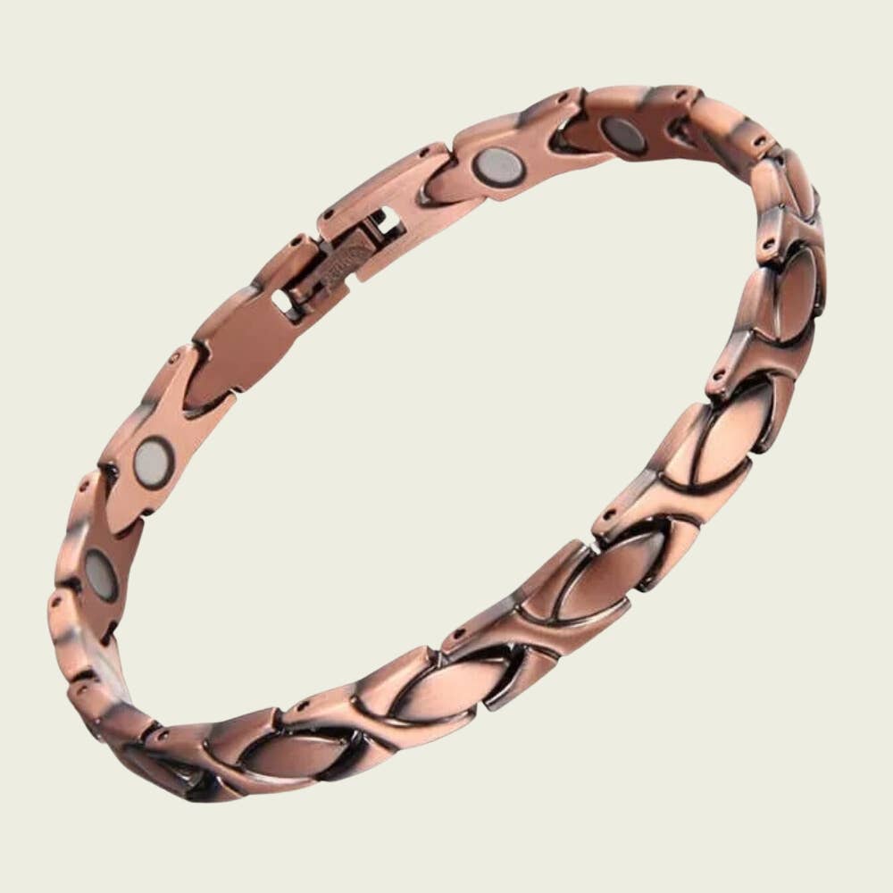 Kopparmagnetarmband med 14 magneter | 99,9 % koppar