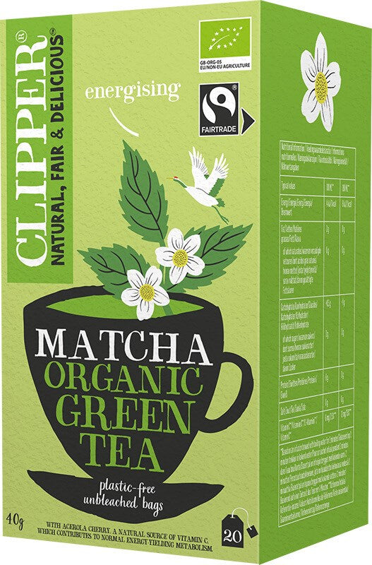 Clipper Grönt te Matcha (L) 20 påsar
