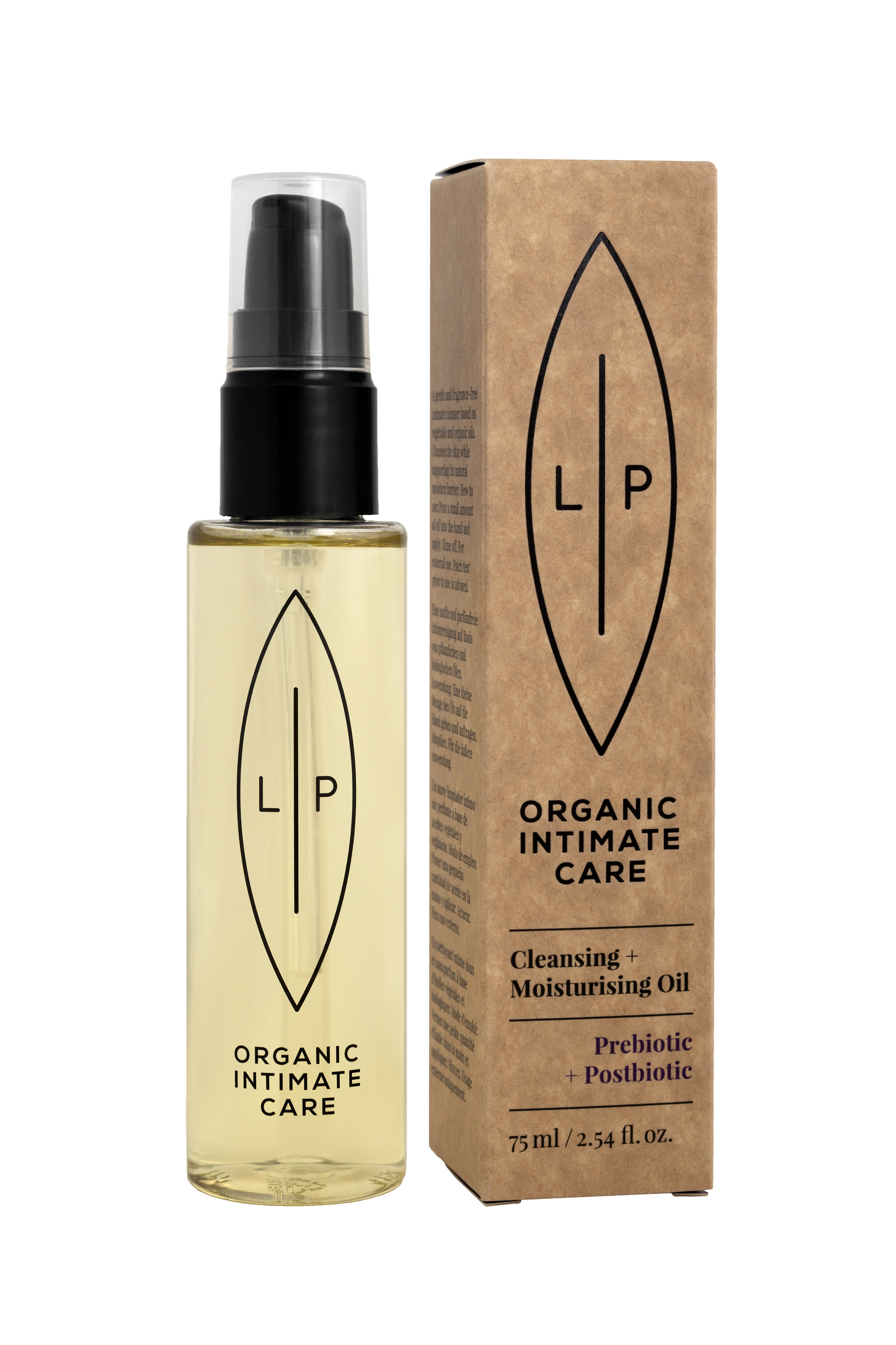 LIP Puhdistus- ja kosteutusöljy prebiootit + postbiootit 75ml