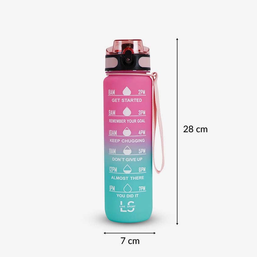 1L Tritan Motivaatio-vesipullo 1L.