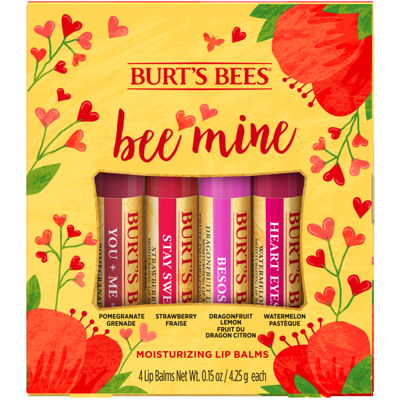 Burt's Bees Bee Mine Läppbalsam Presentset 4x4,25g