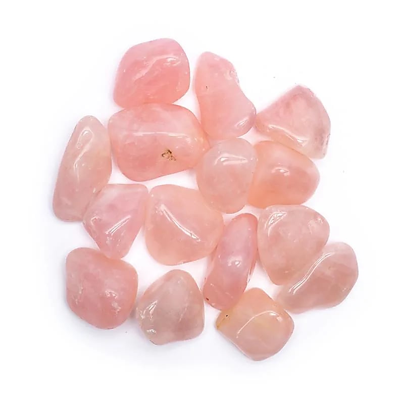 Rundpolerad Rosenkvarts L-storlek, 3-4 cm