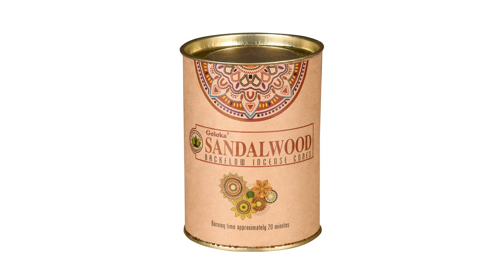 Goloka Sandalwood Back Flow Cones Pack