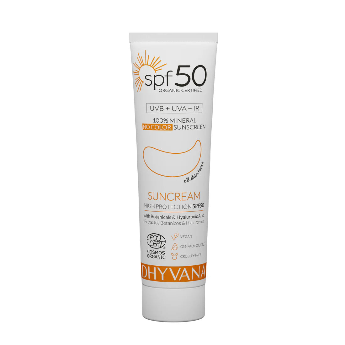 Dhyvana Aurinkovoide kasvoille SPF50 50ml