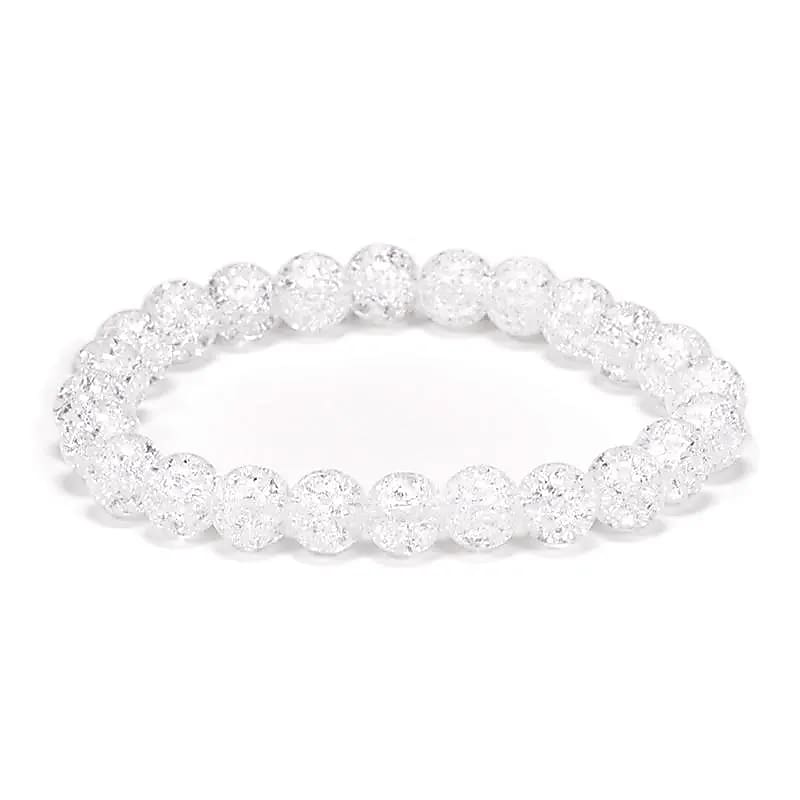Armband 8mm Iris Bergkristall