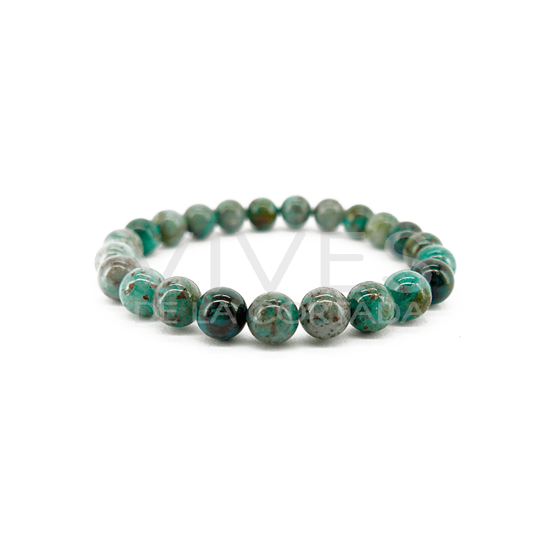 Chrysocolla-armband 8mm