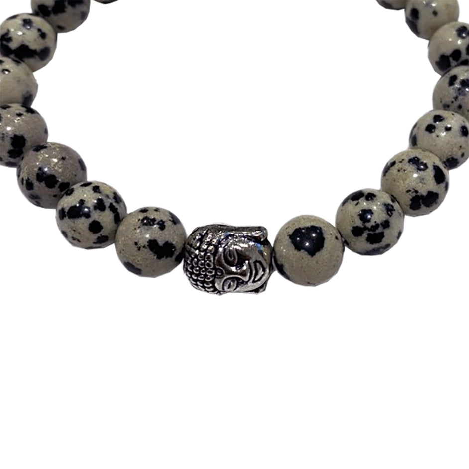 Buddha rannekoru Dalmatian Jaspis 8mm
