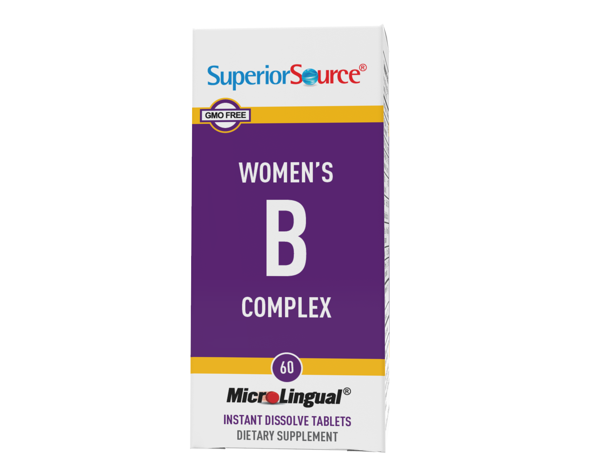 Women´s B Complex with B-12 1,000ug 60tbl.