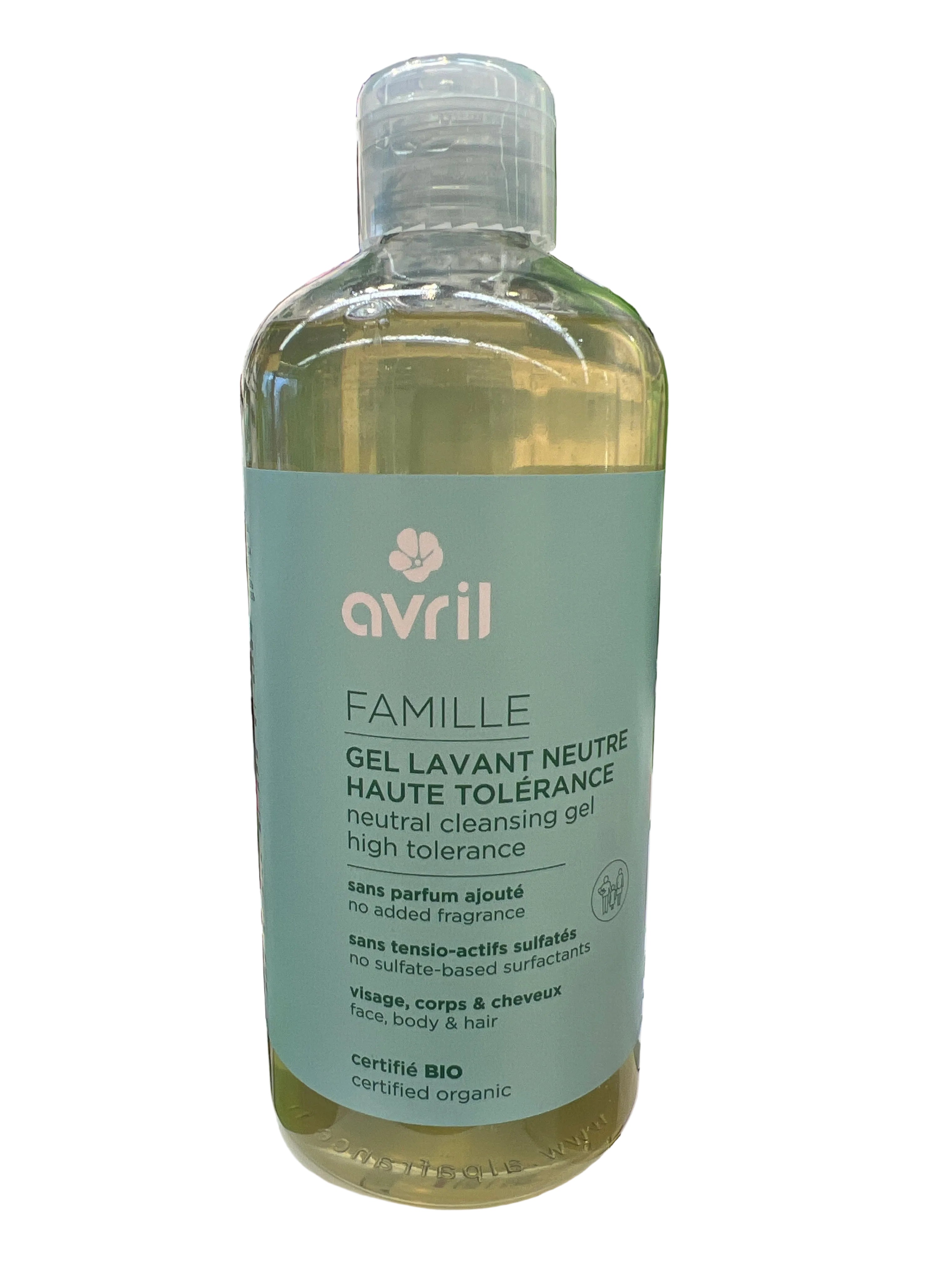 Avril High Tolerance - puhdistusgeeli500ml