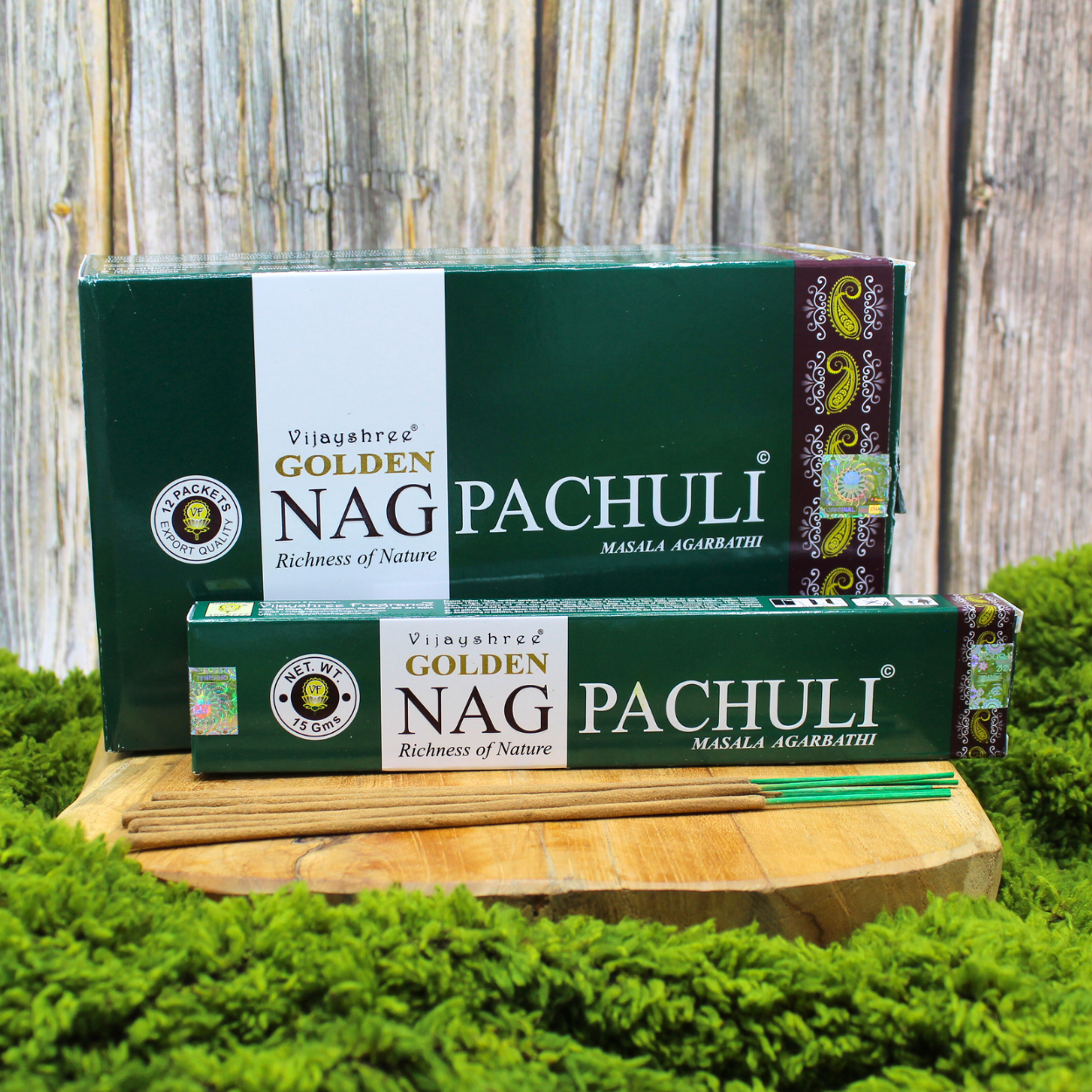 Golden Nag Patchouli Rökelse 15 Gram