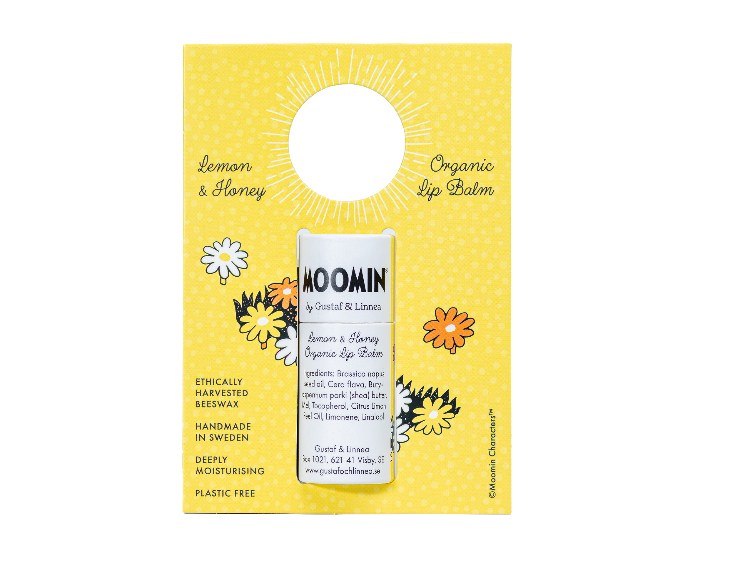 Mumin läppbalsam – Citron & Honung