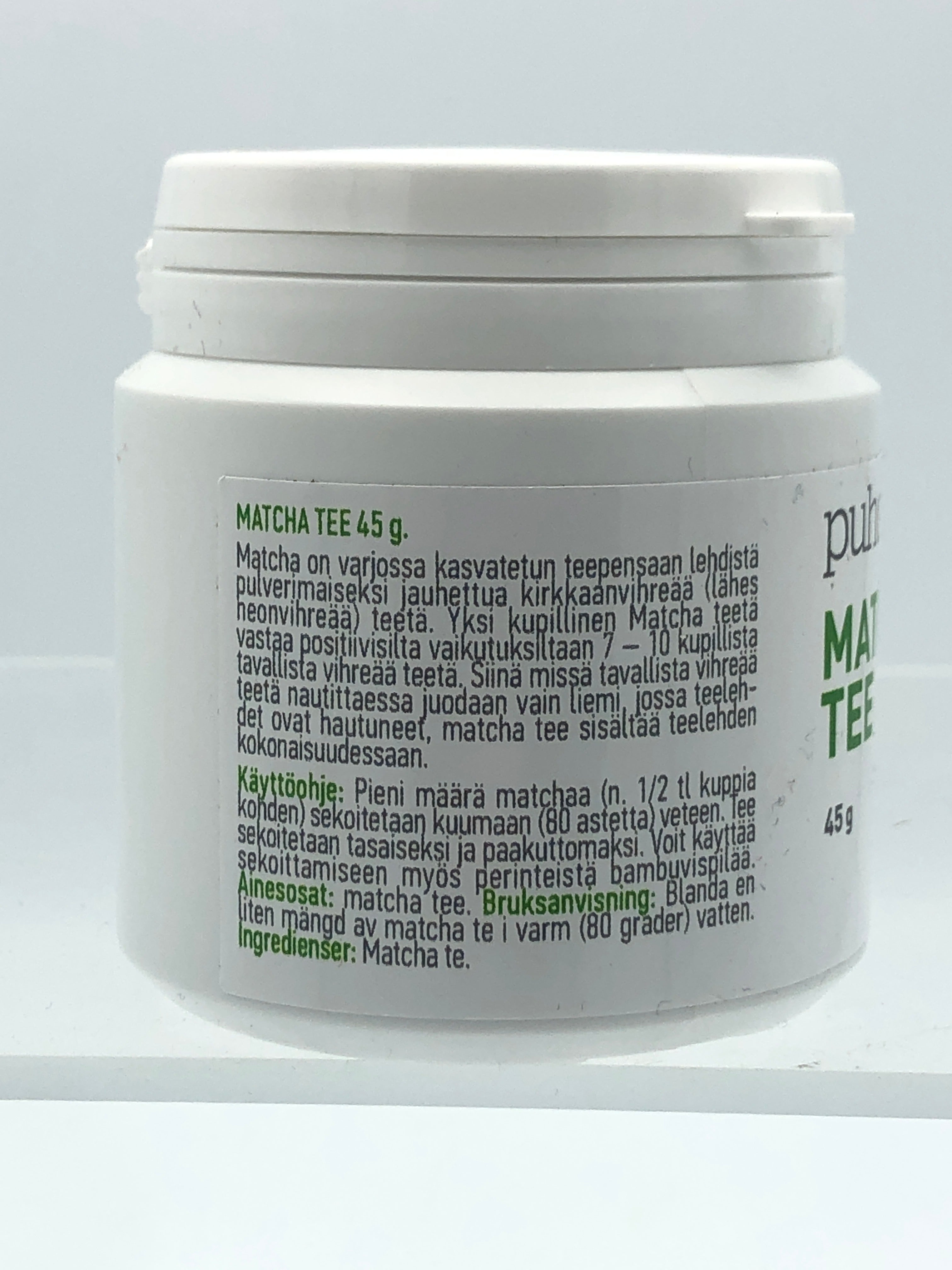puhdas+ Matcha tee 45g