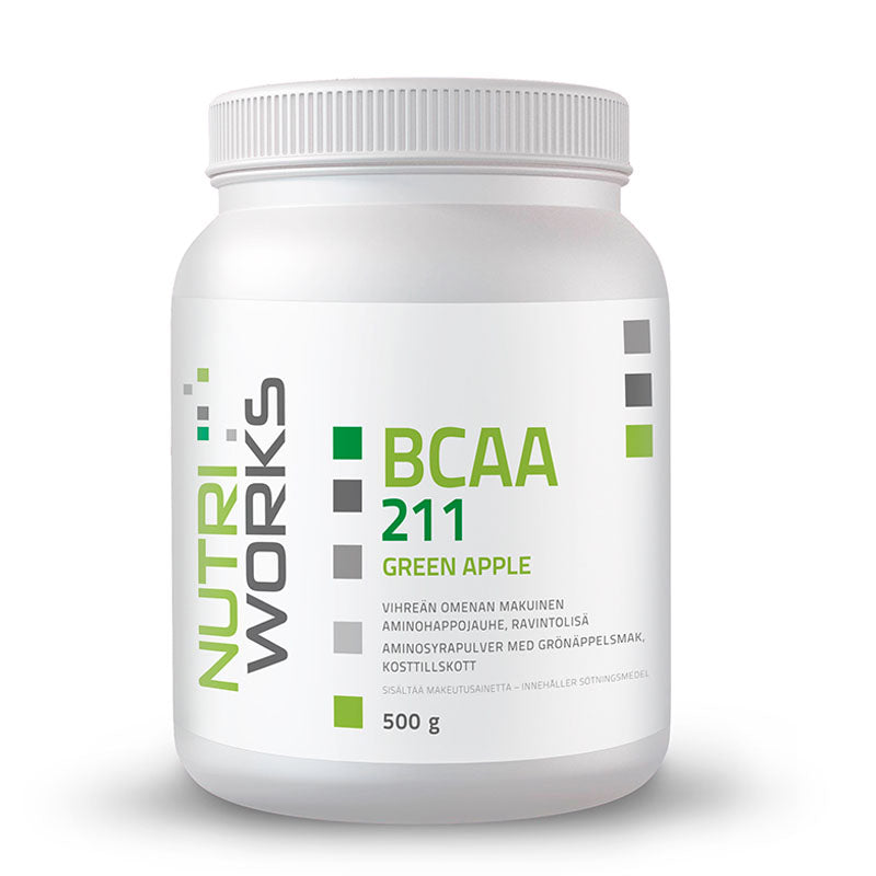 BCAA211, grönt äpple, 500g