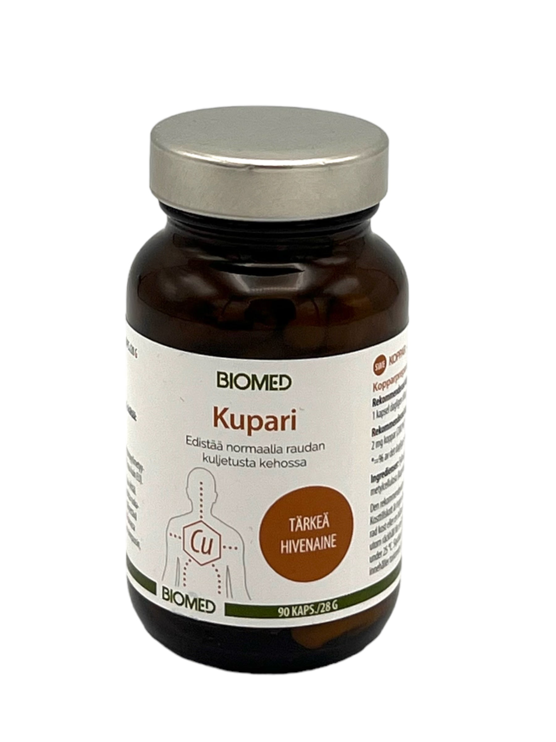 Biomed Koppar 90 kapslar