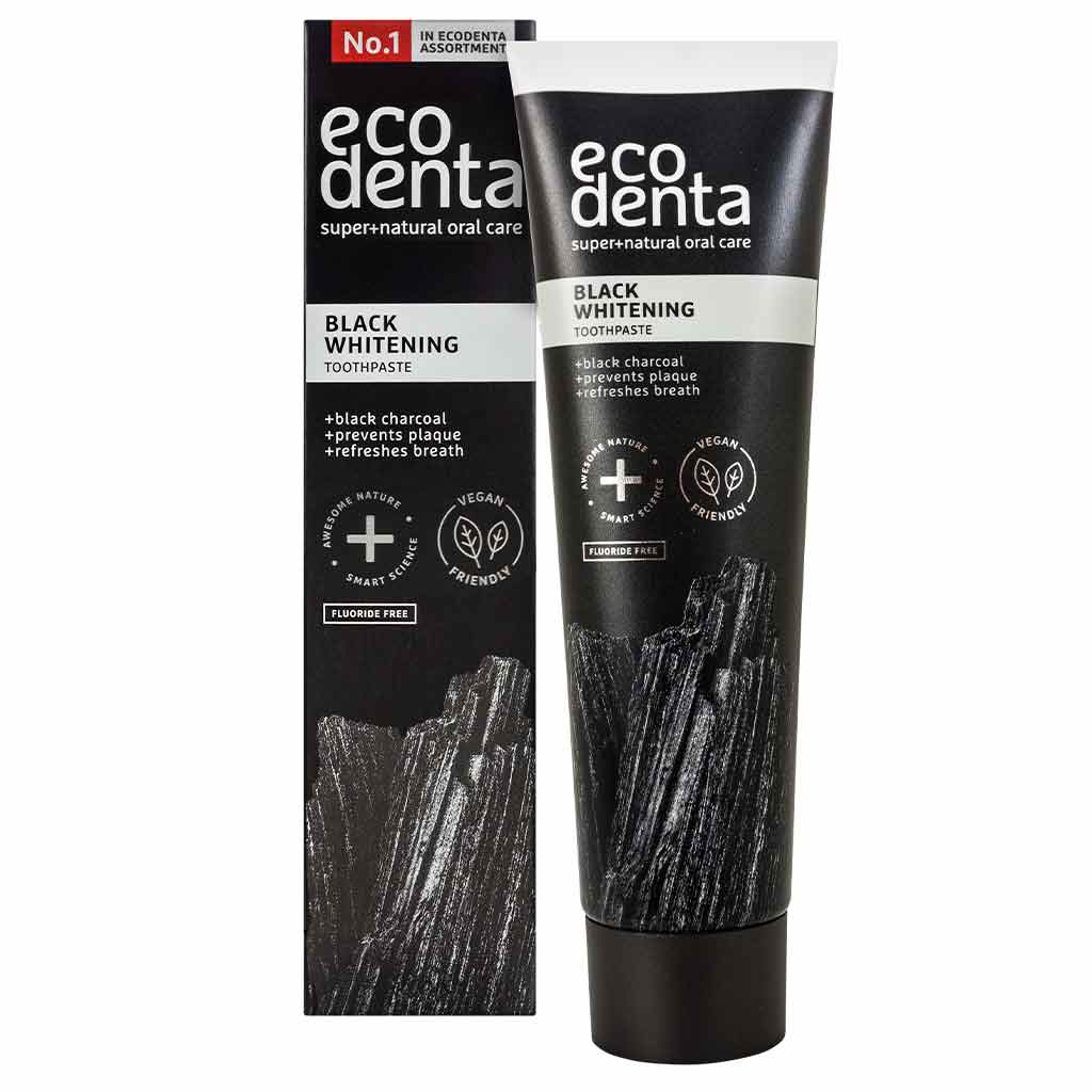 Ecodenta Black Whitening Tandkräm 100ml