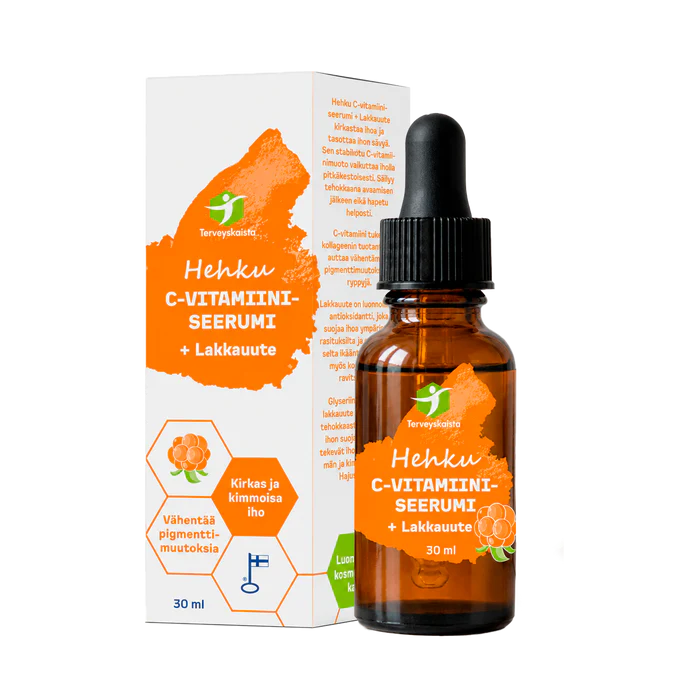 Terveyskaista Hehku C-vitaminserum + hjortronextrakt 30 ml