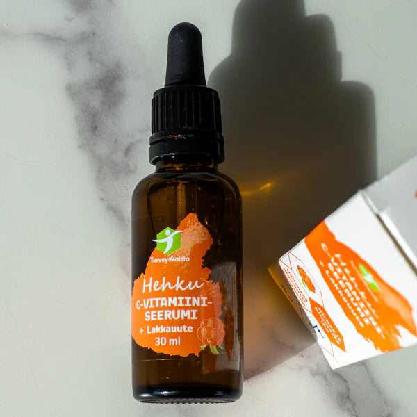 Terveyskaista Hehku C-vitaminserum + hjortronextrakt 30 ml