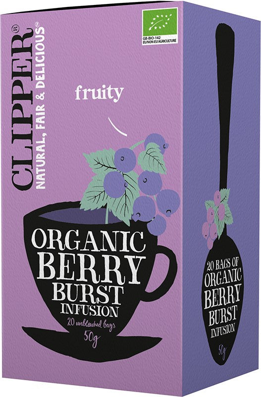 Clipper Berry Burst-te (L) 20 påsar
