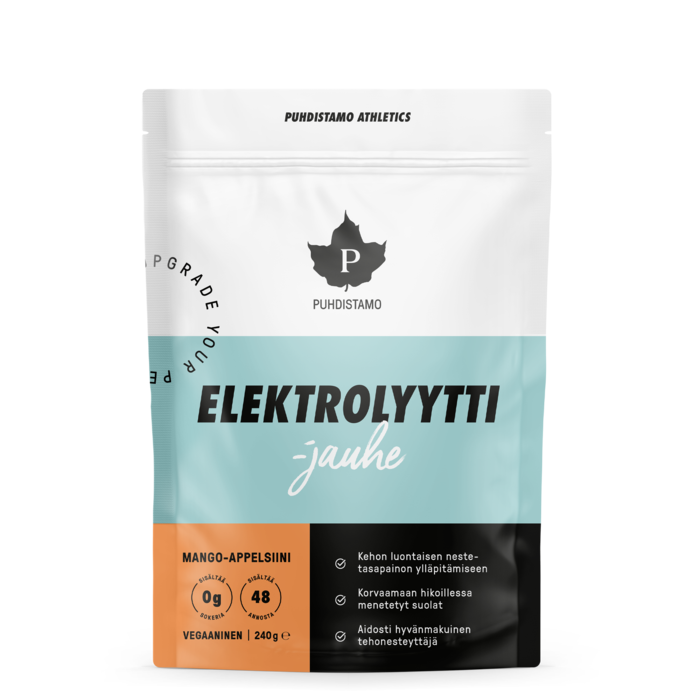 Elektrolyyttijauhe Mango-Appelsiini 240g
