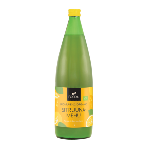 Foodin - Luomu sitruunamehu, 1 l