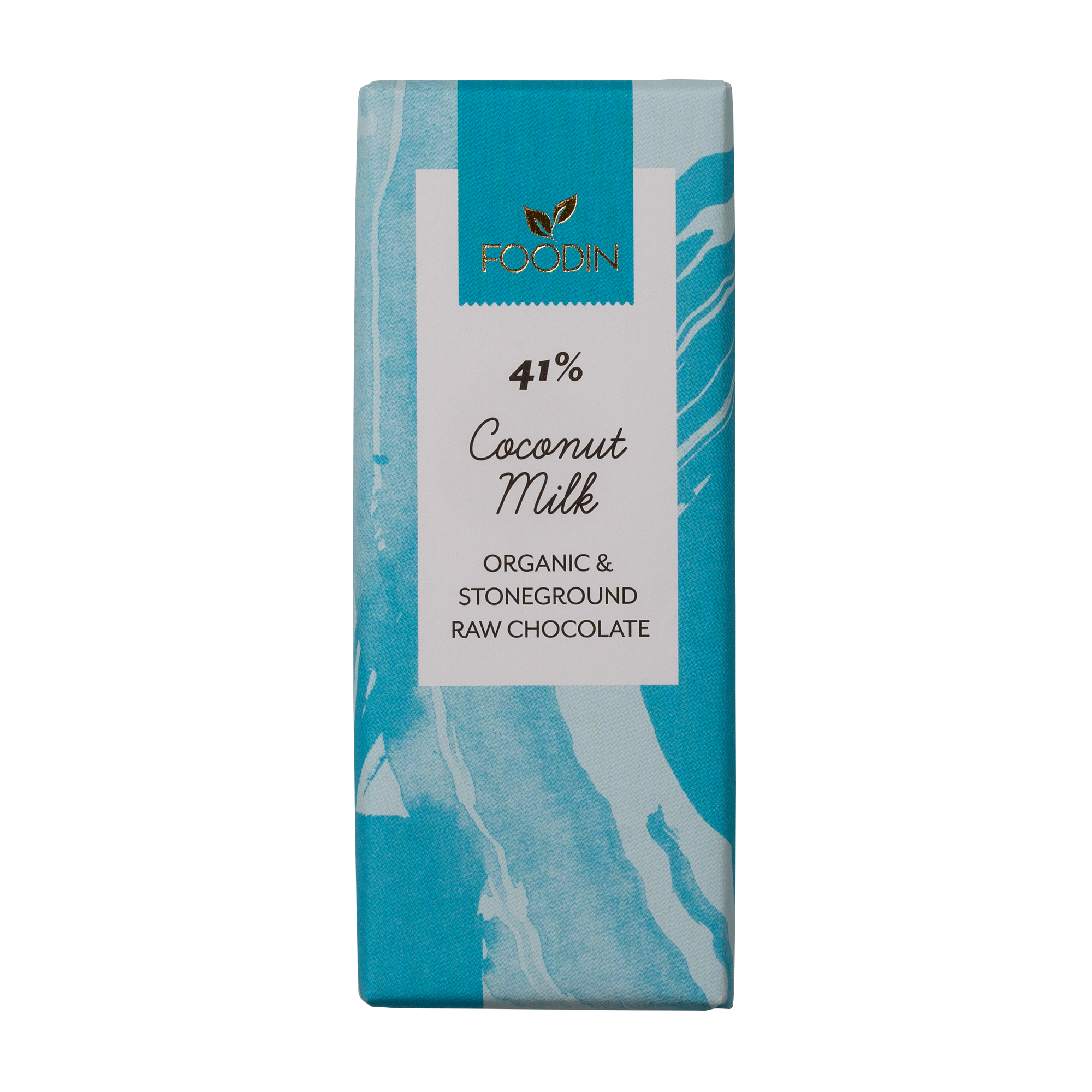 Foodin - Rawchoklad, ekologisk, 41% Kokos