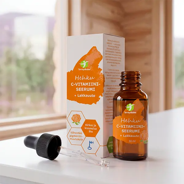 Terveyskaista Hehku C-vitaminserum + hjortronextrakt 30 ml