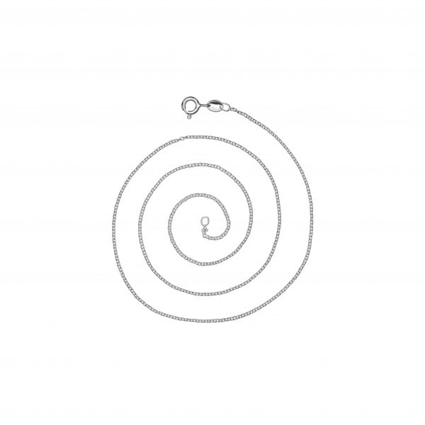 Silverkedja 1,2mm 22" längd 54cm