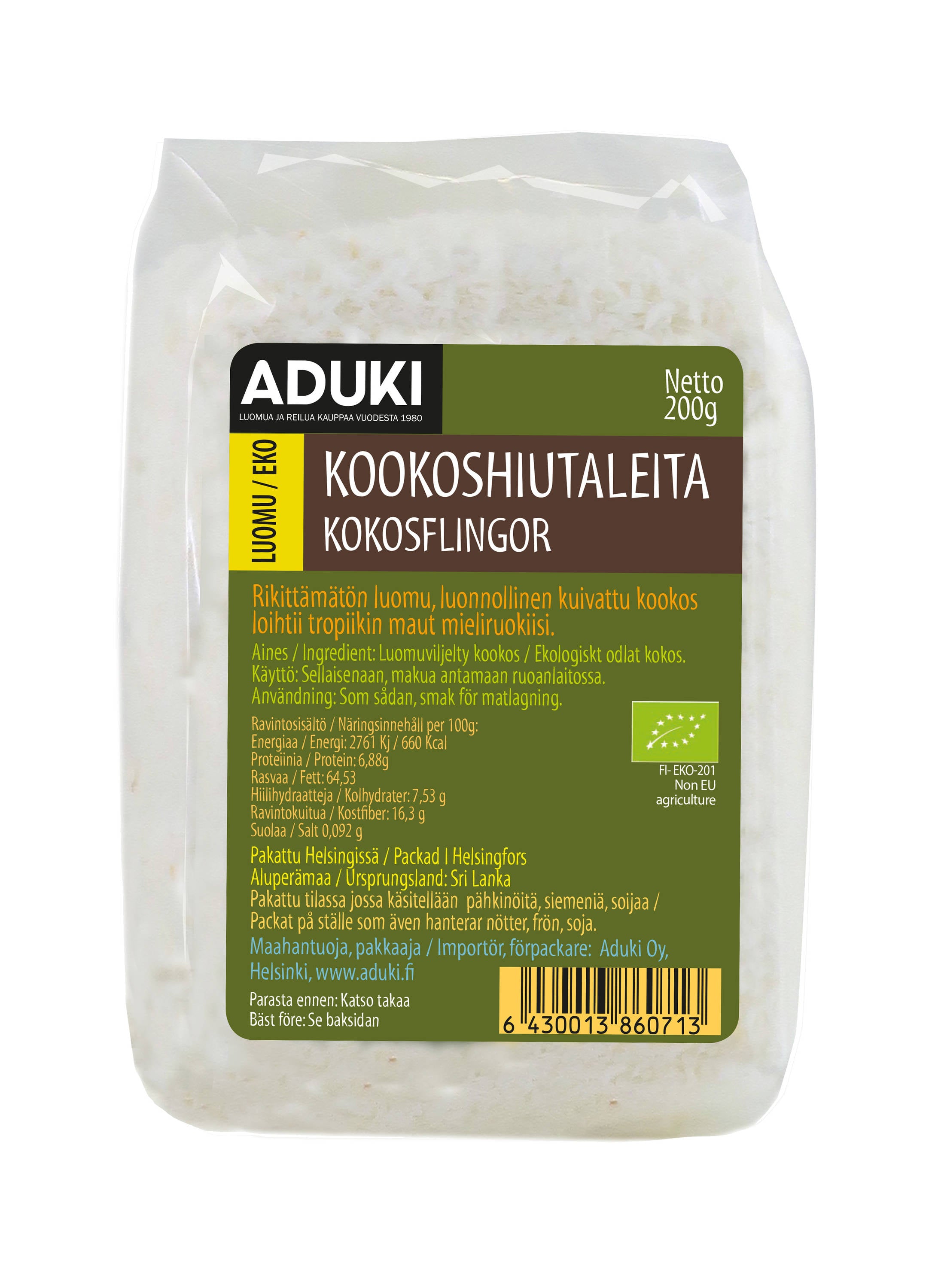Kokosflingor (L) 200g
