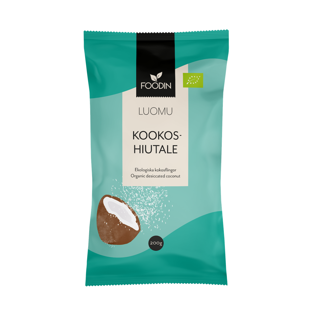 Foodin - Kokosflingor (L,RK) 200g