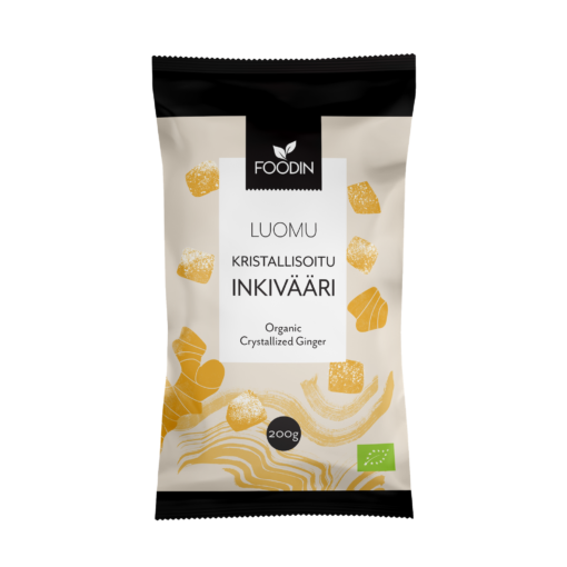 Foodin - Kristalliserad ingefära 200g