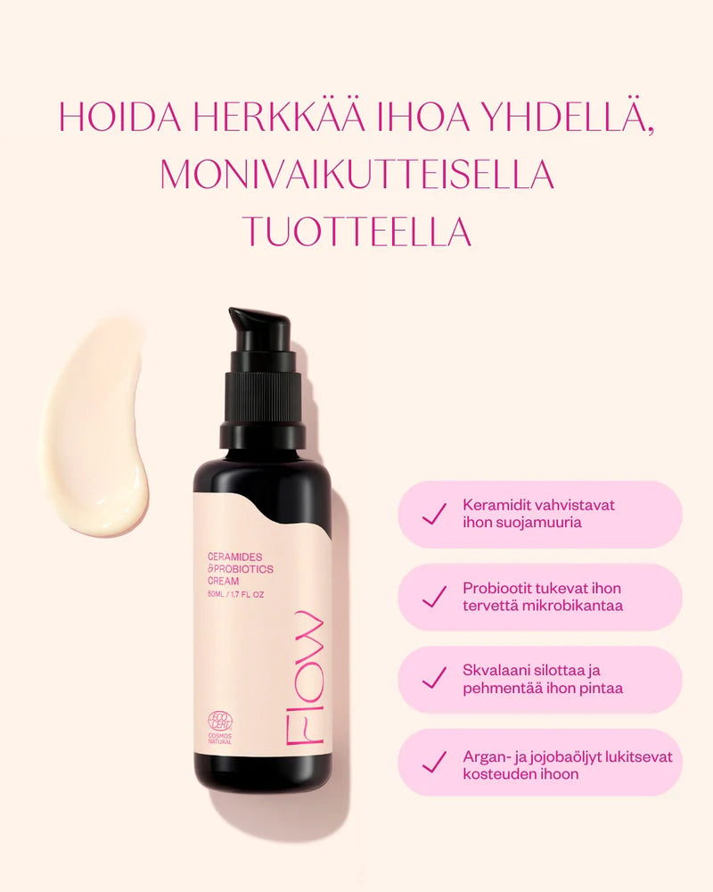 Flow Ceramider Probiotika kräm 50ml