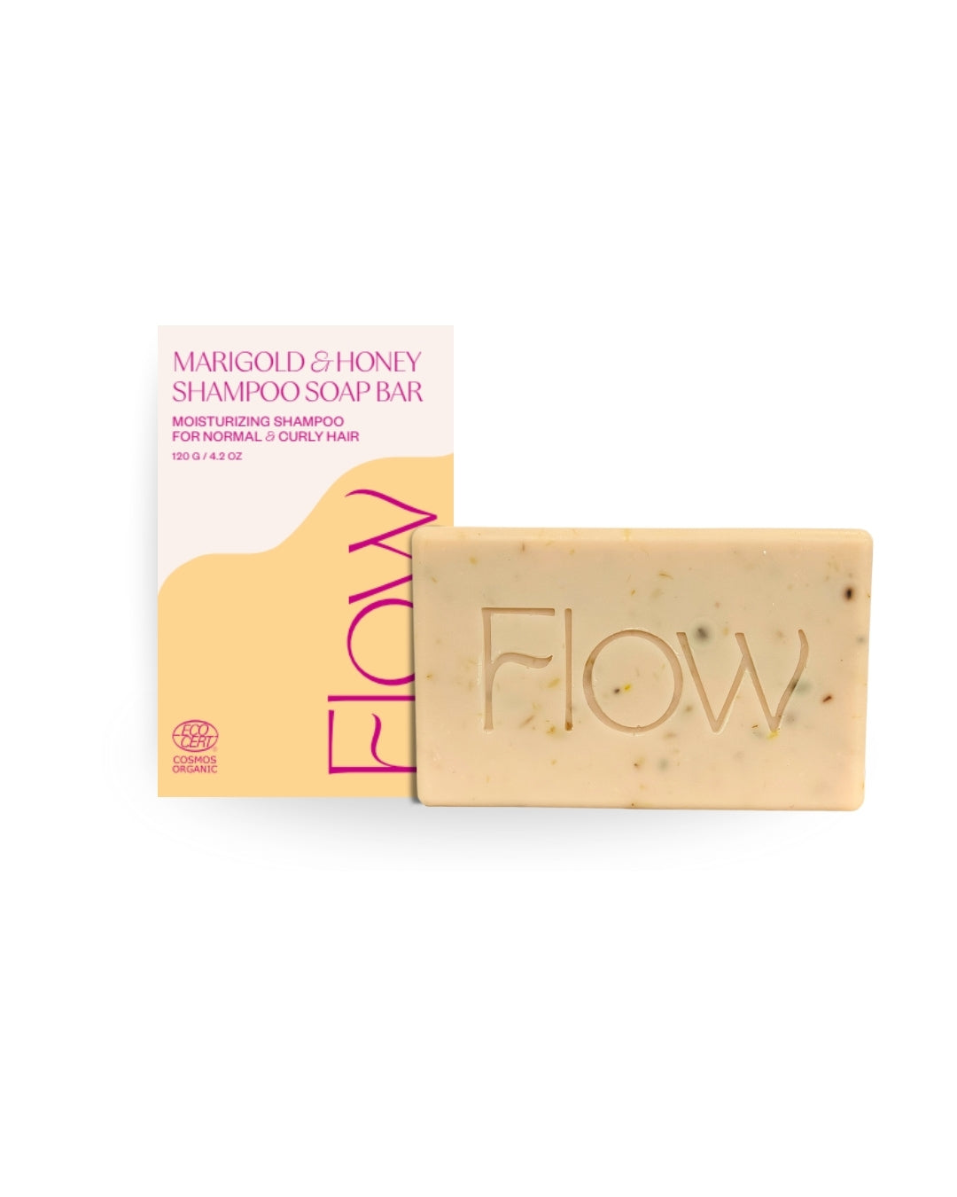Flow Marigold & Honey Shampoo Soap Bar 120g
