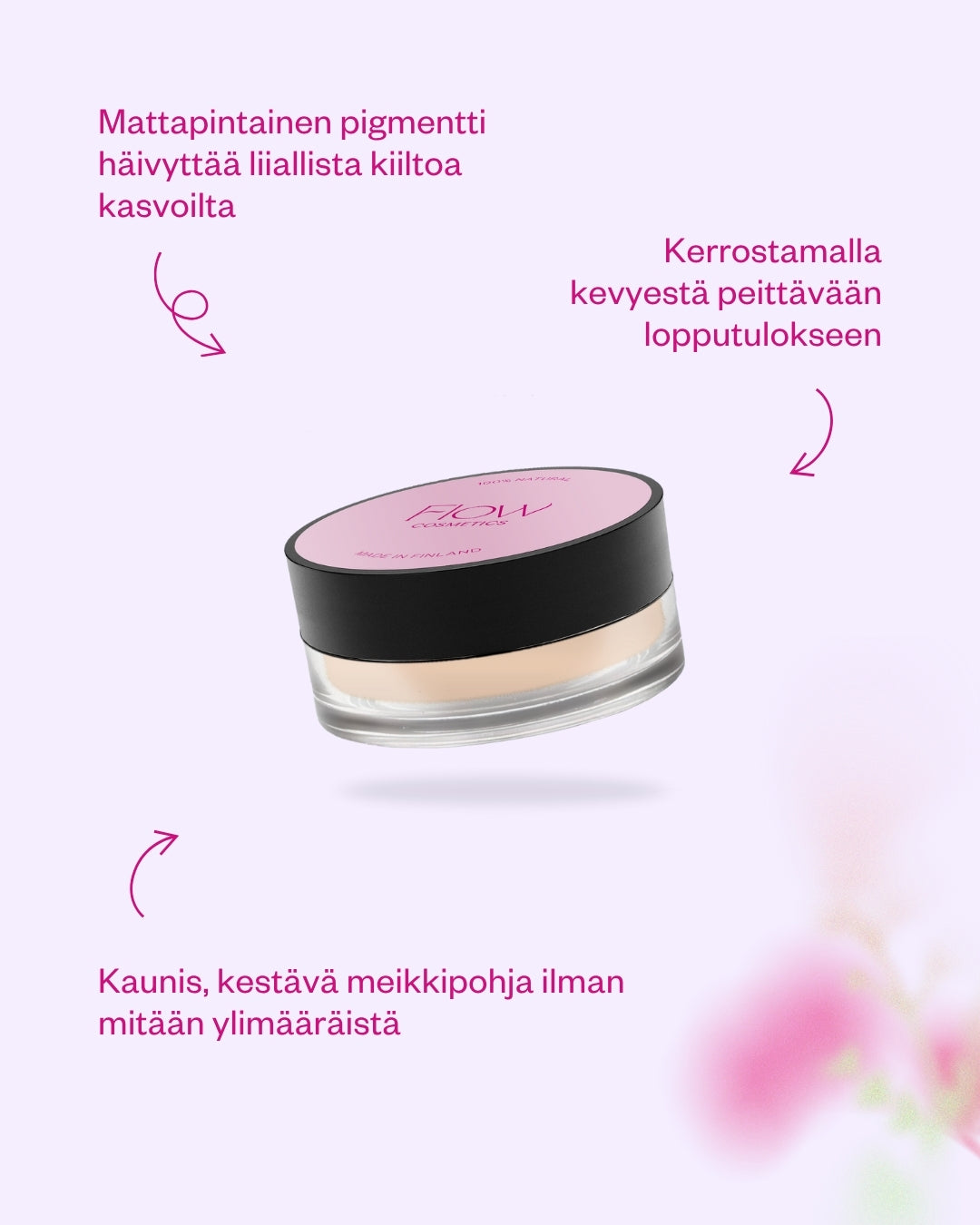 Flow Perfecting Mineral Foundation COOL 03 (Ljus Vanilj)