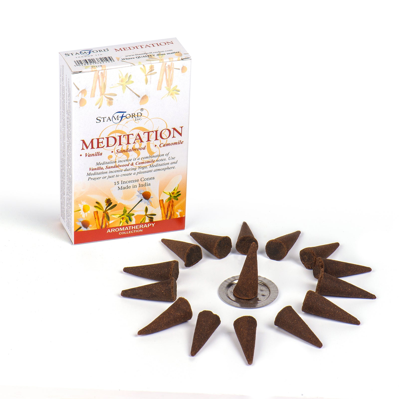 Meditation Rökelsekoner 15st