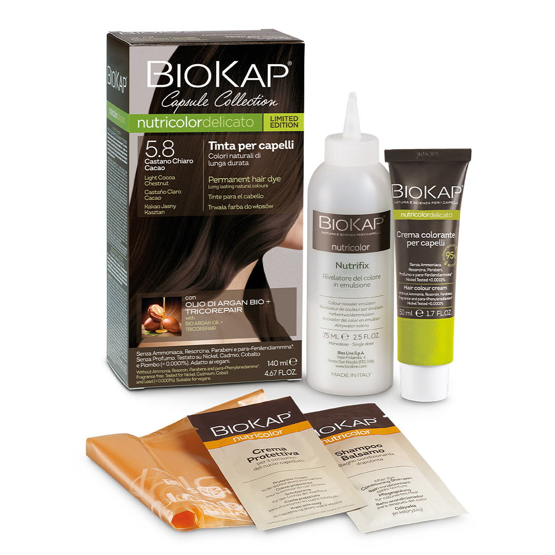 Biokap 5.8 Light Cocoa Chestnut hårfärg 140 ml