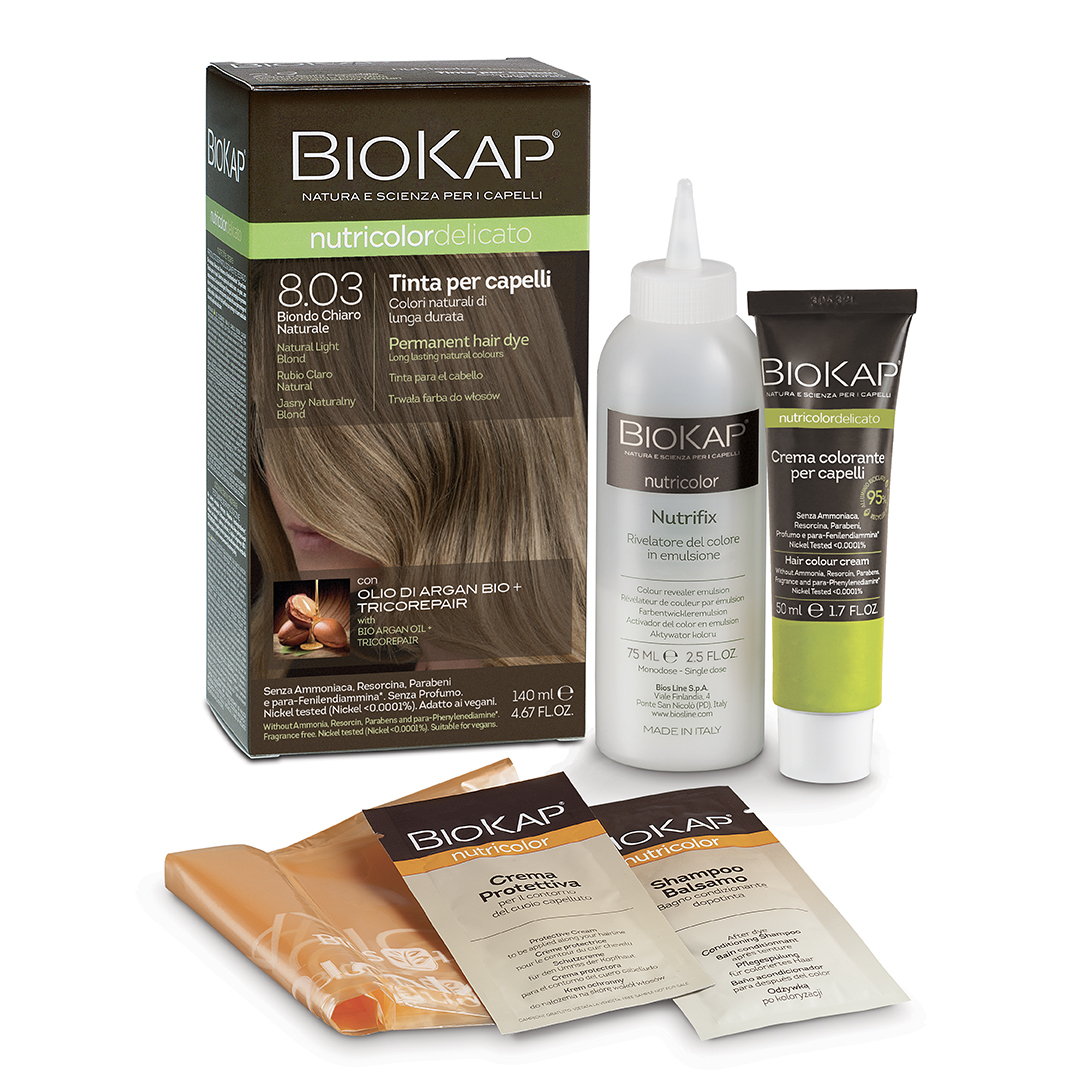 Biokap 8.03 Natural Light Blond hårfärg 140 ml