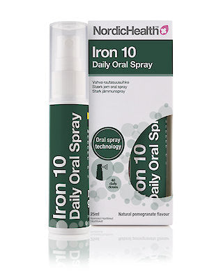 Nordic Health Järn 10 Daglig Oral Spray