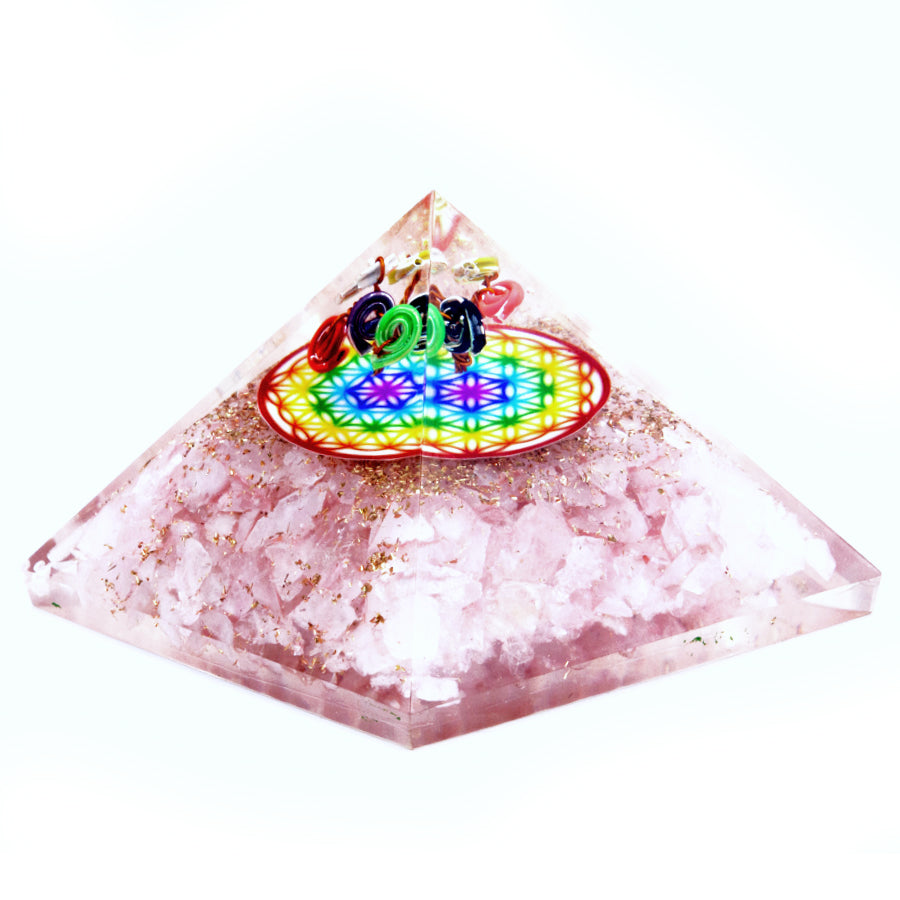 Orgonitpyramid Rosenkvarts
