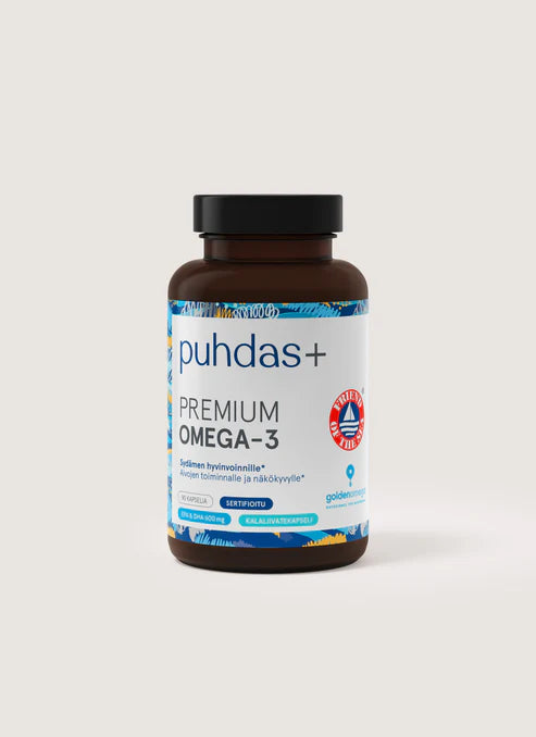 puhdas+ Premium Omega-3 90 kapslar