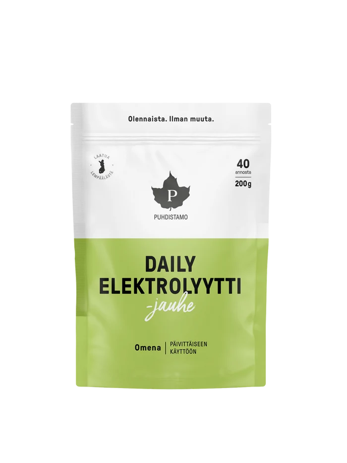 Daily Elektrolyyttijauhe Omena 200g
