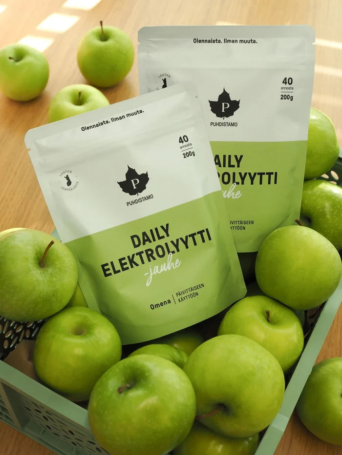 Daily Elektrolyyttijauhe Omena 200g