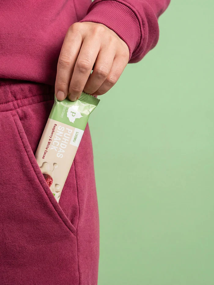 Puhdas Snack- Patukka Raspberry & White Cacao 40g