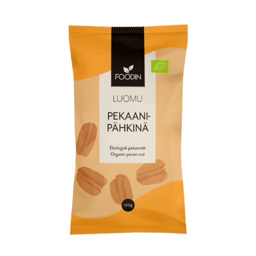 Foodin - Pekannöt, ekologisk, 120g