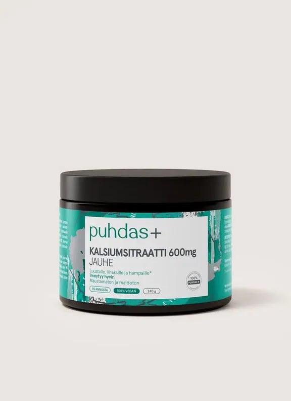 puhdas+ Kalciumsitrat 600mg