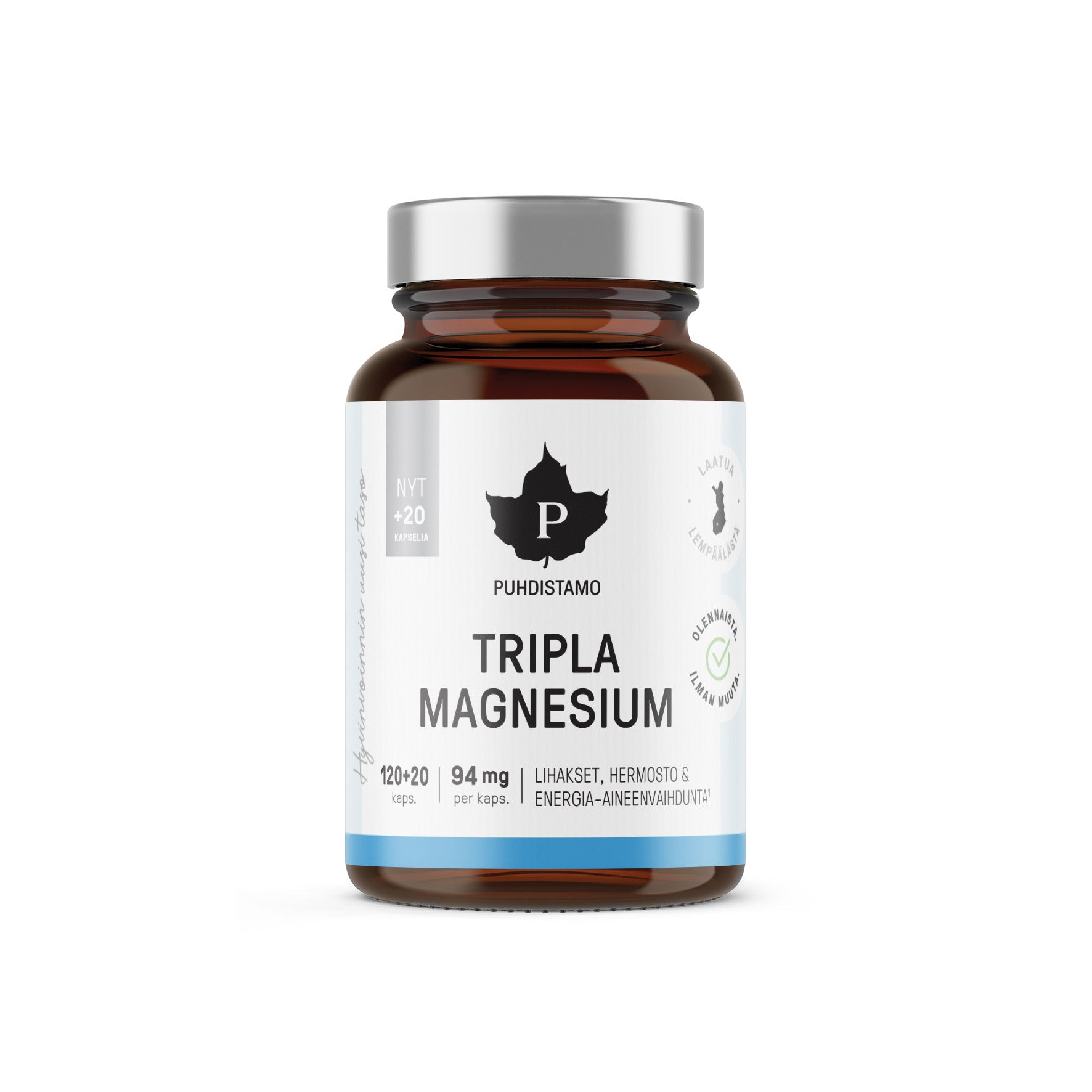 Tripla Magnesium 120+20 kapselia