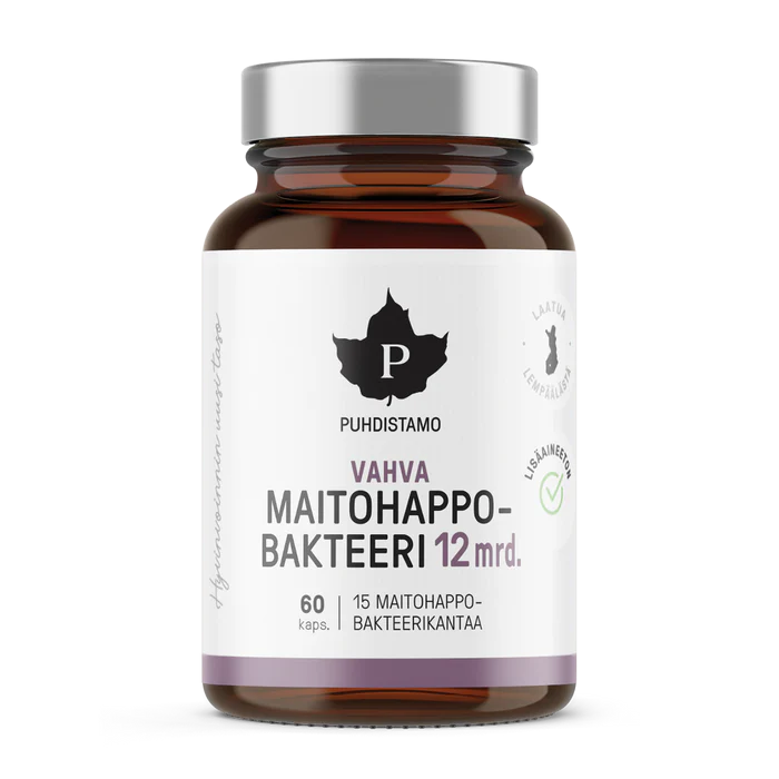 Puhdistamo Vahva Maitohappobakteeri 12mrd. 60kp