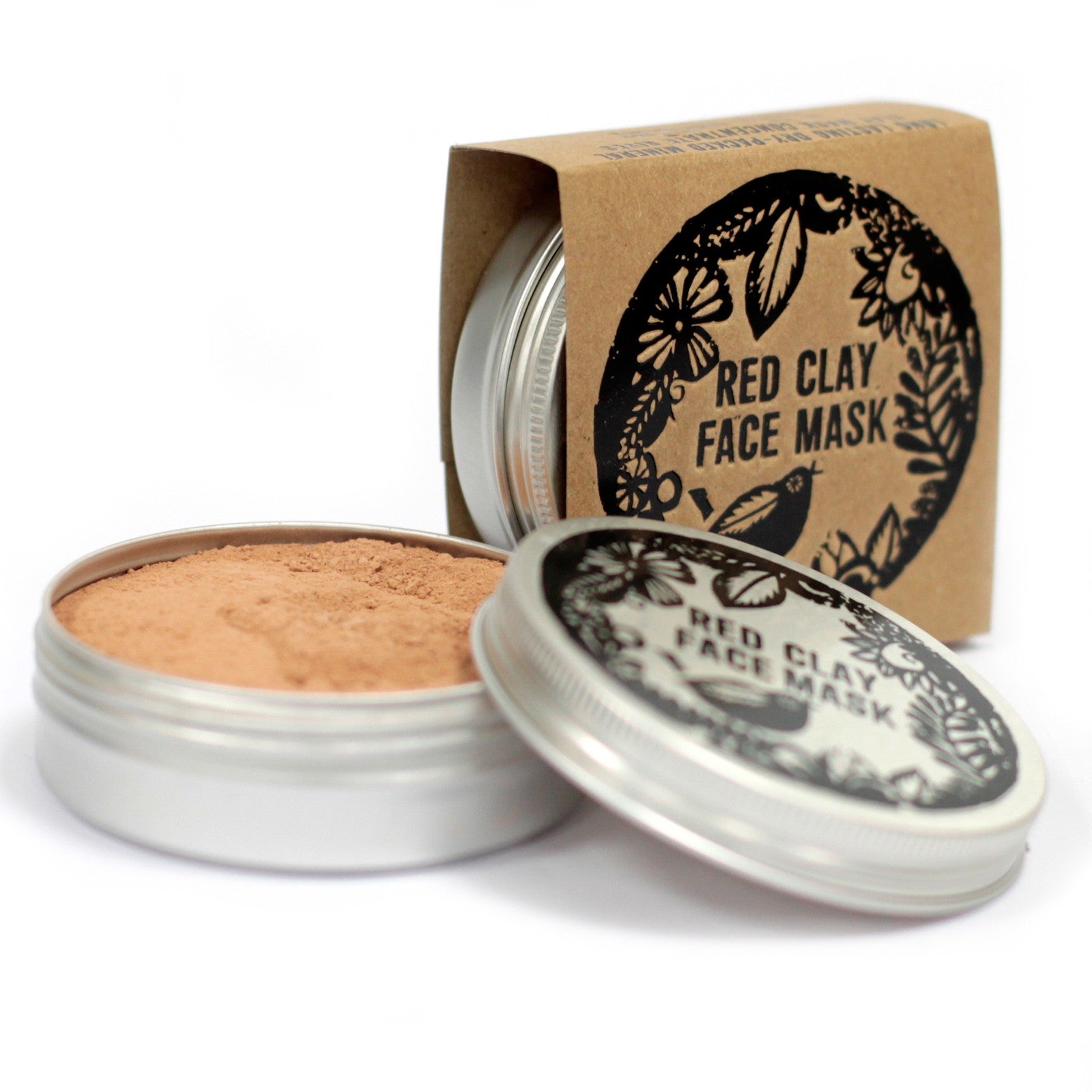 Röd lermaskpulver 80g