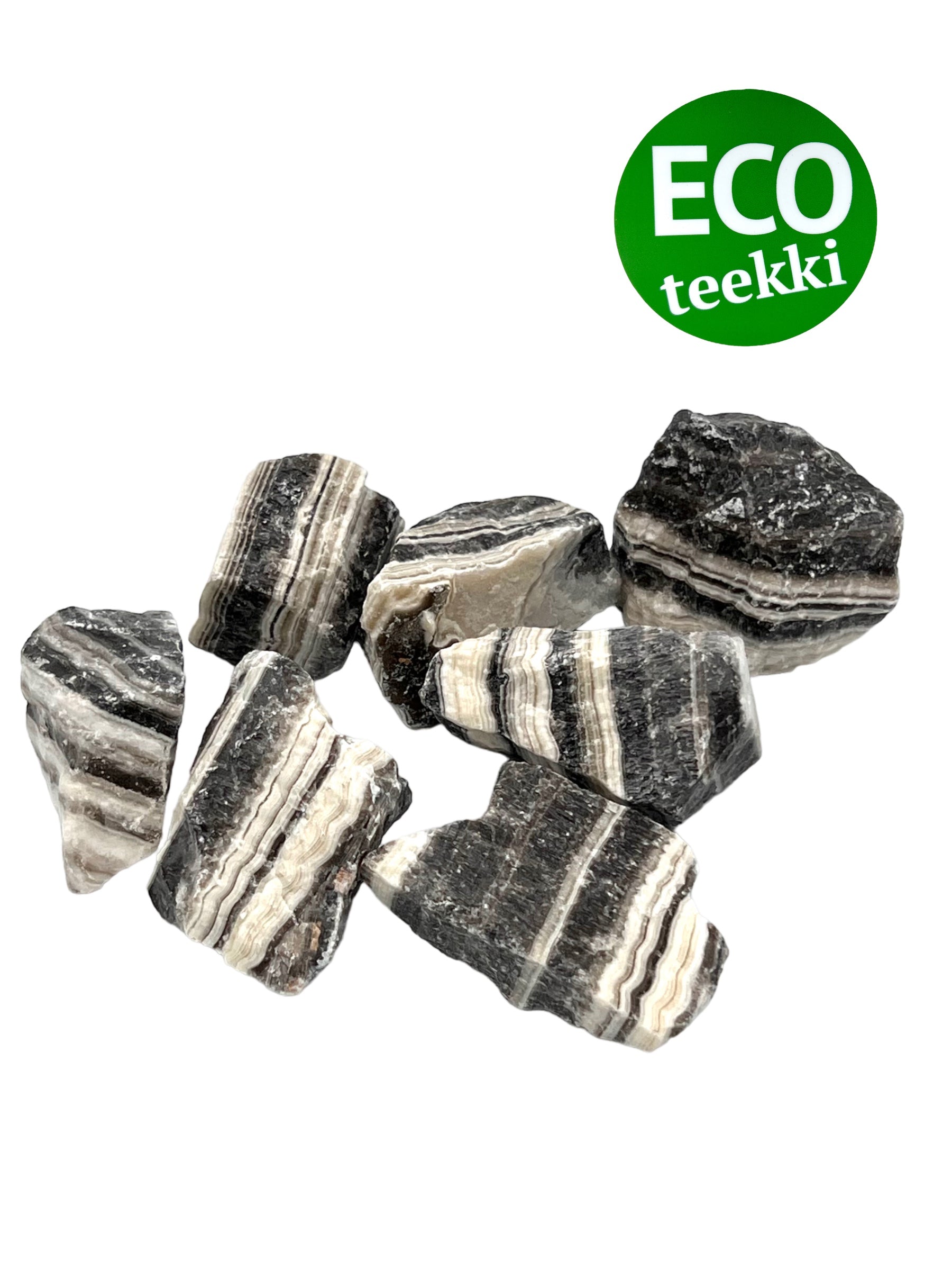 Råsten Zebra Kalcit medelstor