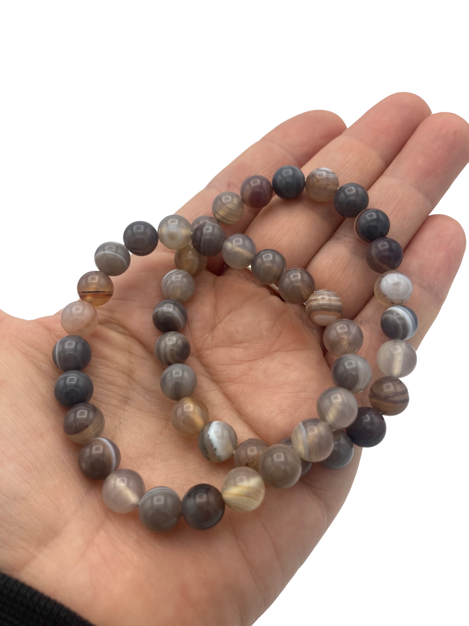 Armband 8 mm Botswanaagat