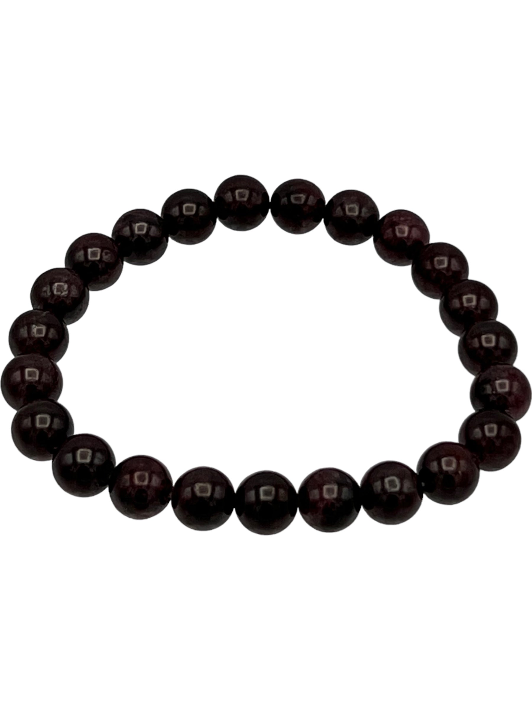 Armband 8mm Granat
